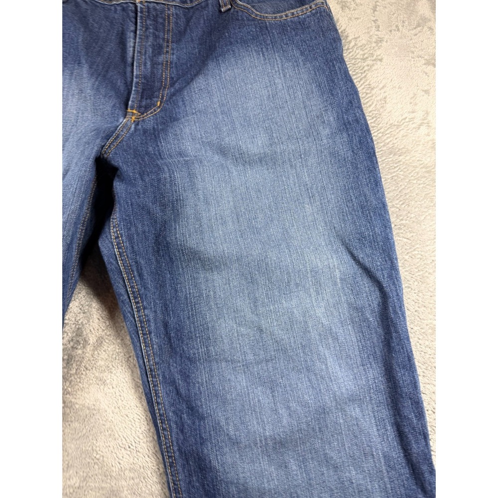 Cinch White Label Mens Relaxed Fit Straight Leg Blue Denim Jeans 38x32 Western - Picture 4 of 10